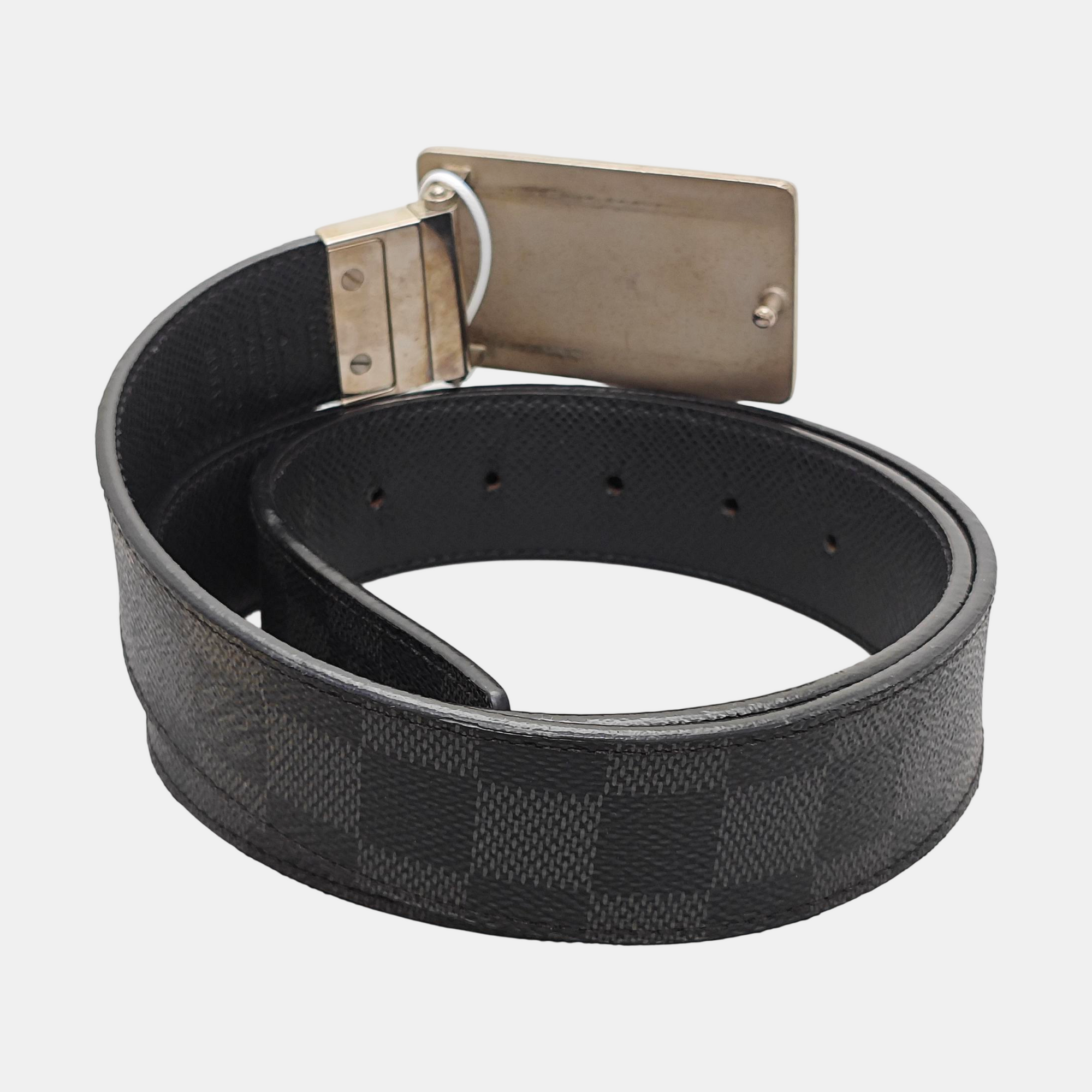 Coated Canvas Belt Black