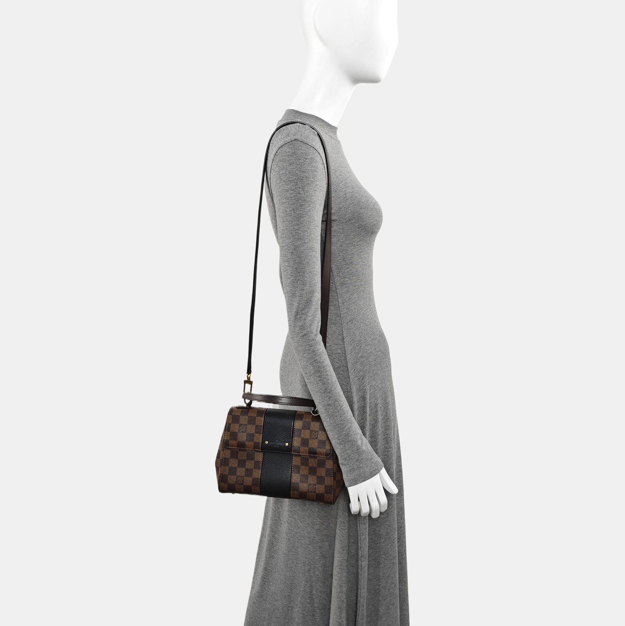 BOND STREET BB Damier Ebene Coated Canvas Brown