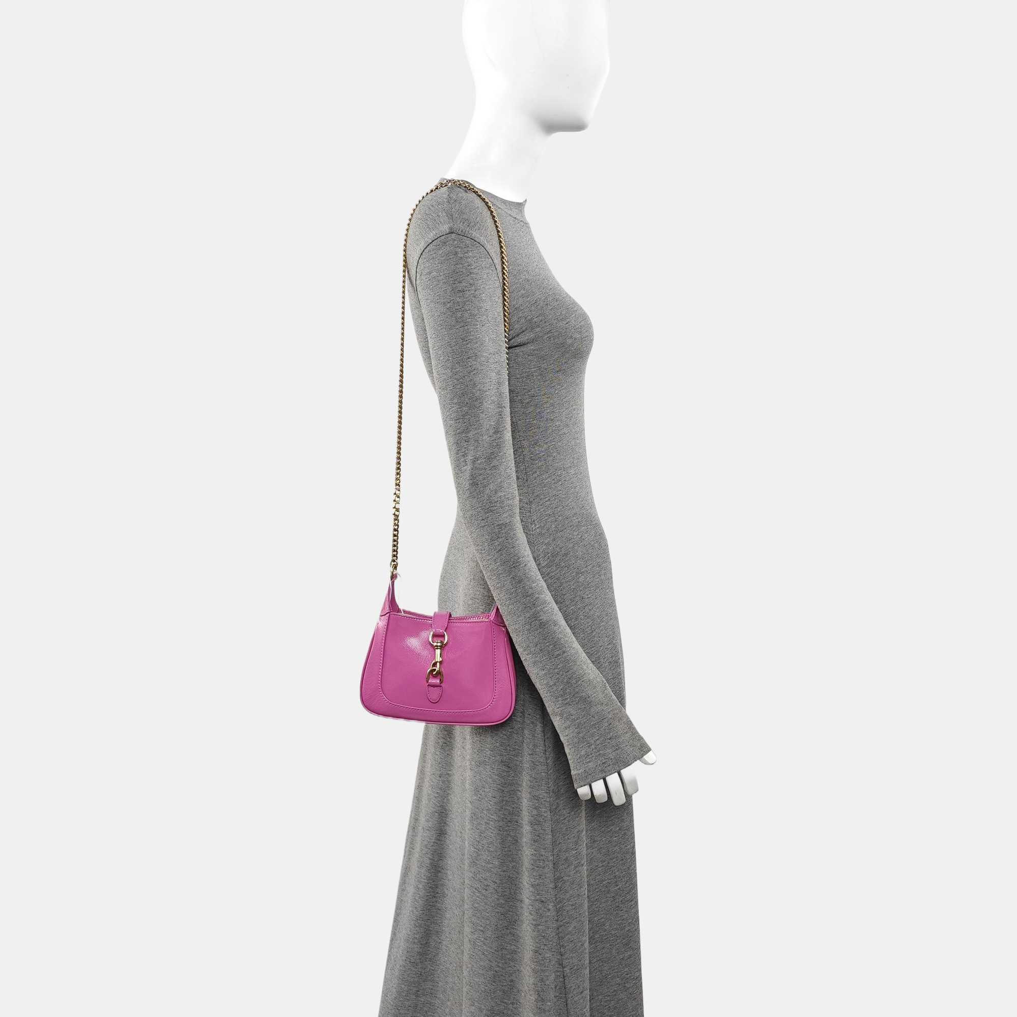 Jackie Notte Mini Patent Leather Pink