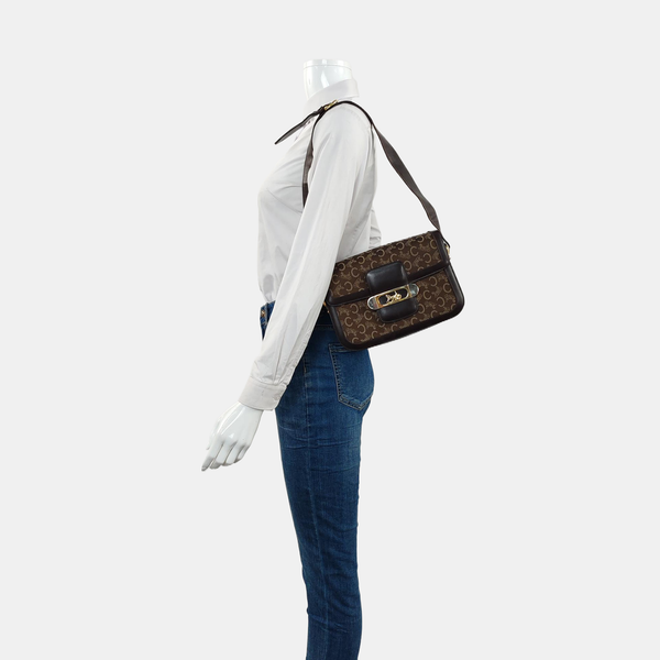 Canvas Shoulder Bag Brown