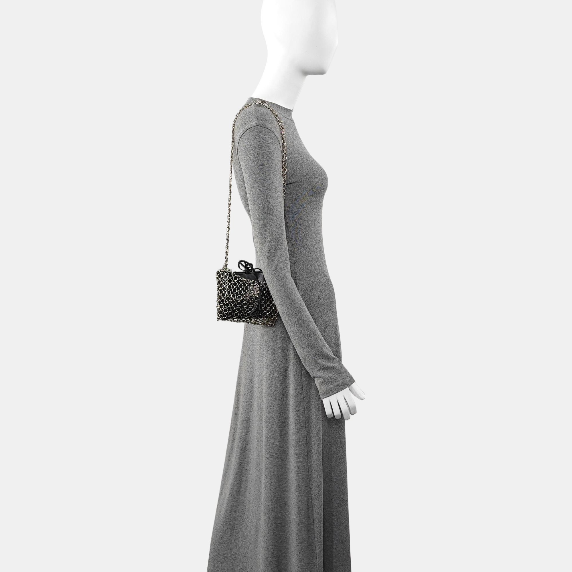 Lambskin Shoulder Bag Black