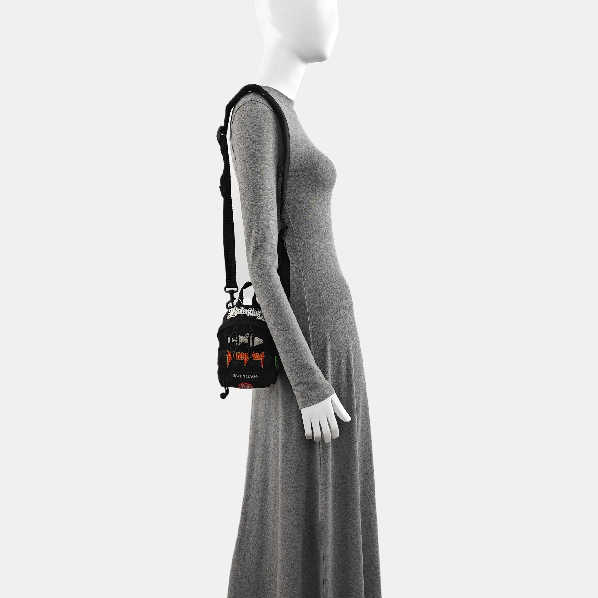 Oversized Mini Fabric Black