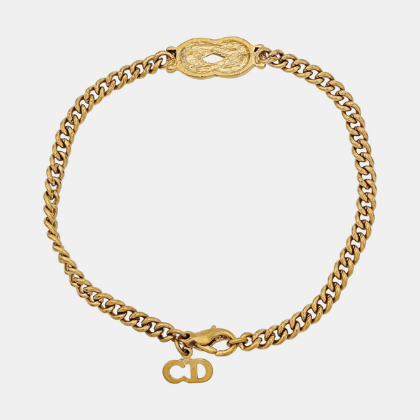 Petit CD Metal Gold Bracelet