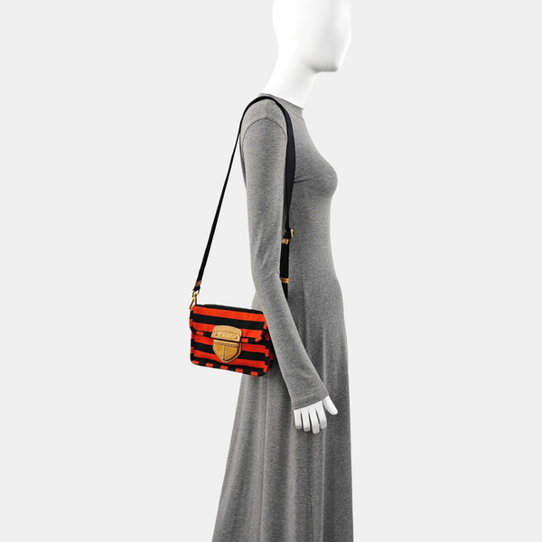 Canvas Crossbody Bag Multicolor