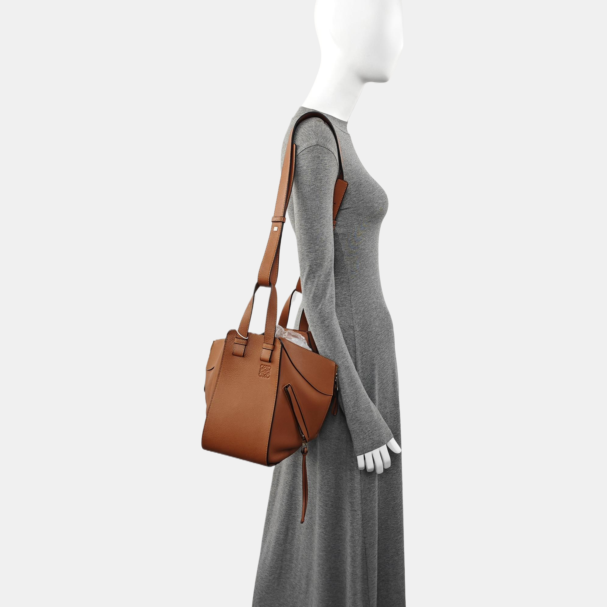 Hammock Small Calfskin Brown