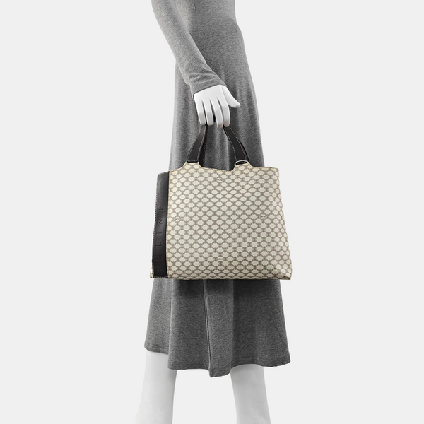 Coated Canvas Tote Bag White
