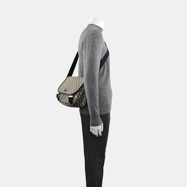 Monogram Coated Canvas Shoulder Bag Beige