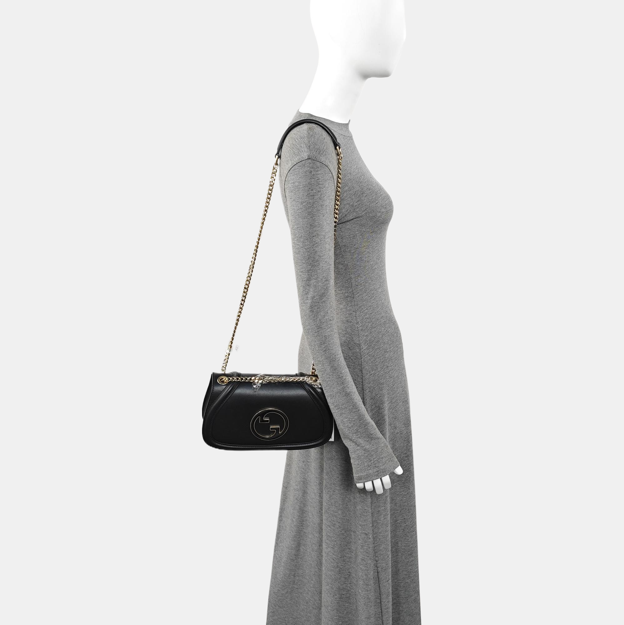 Blondie Medium Calfskin Black