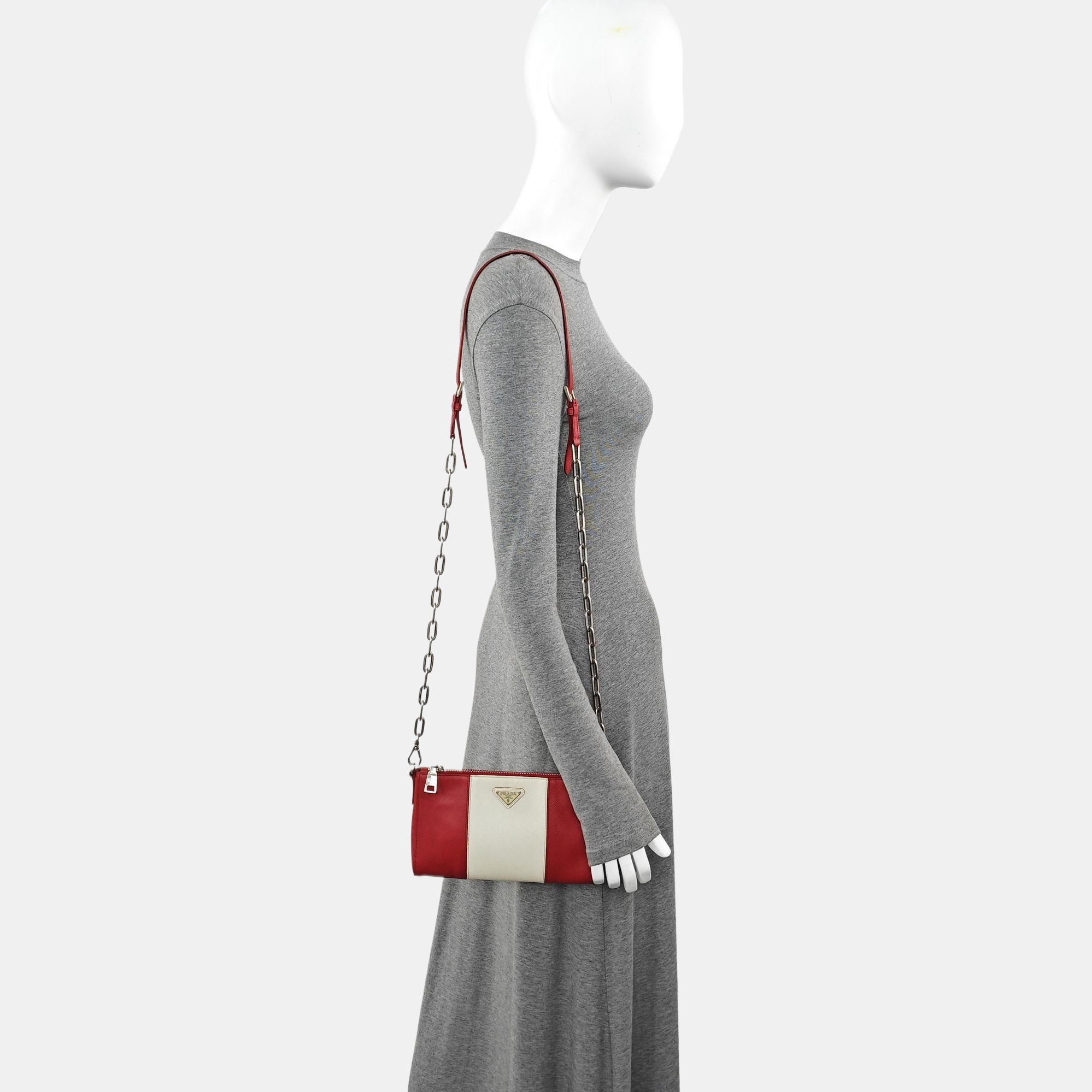 Calfskin Shoulder Bag Multicolor