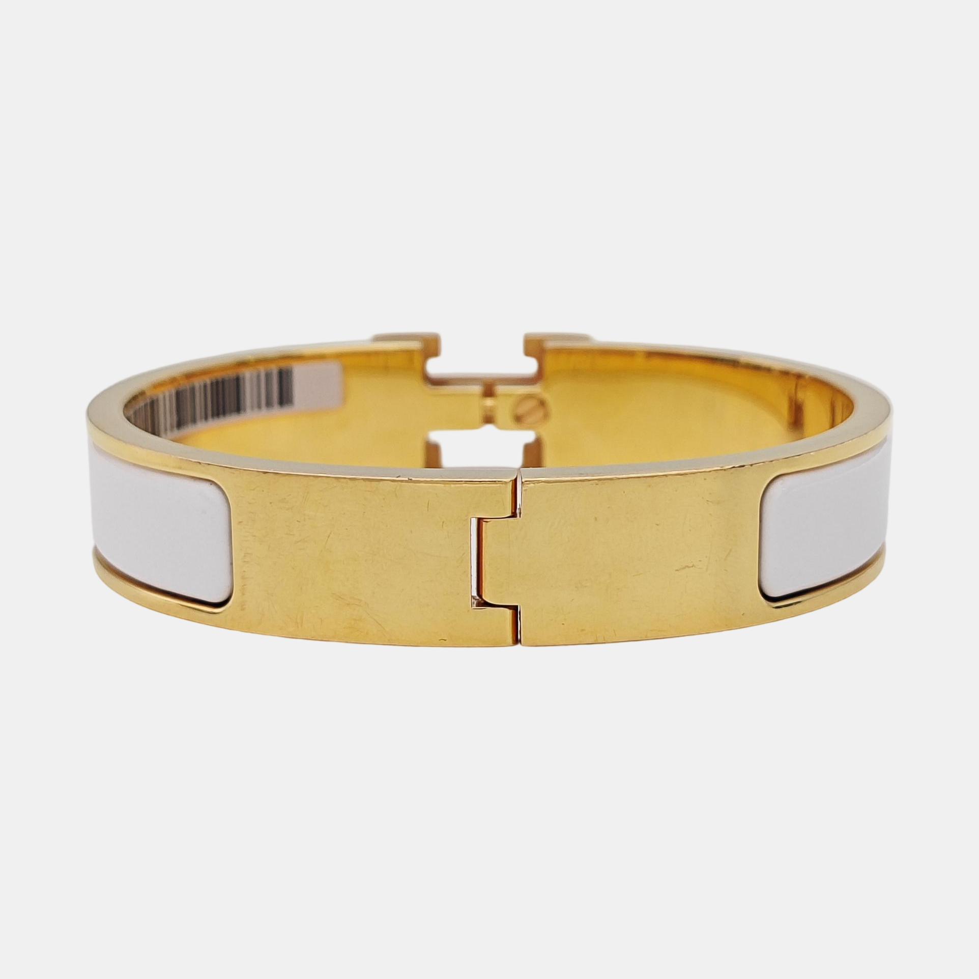 Clic H Metal Gold Bangle