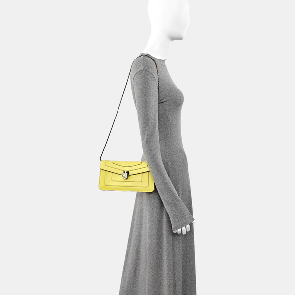 SERPENTI FOREVER Calfskin Yellow