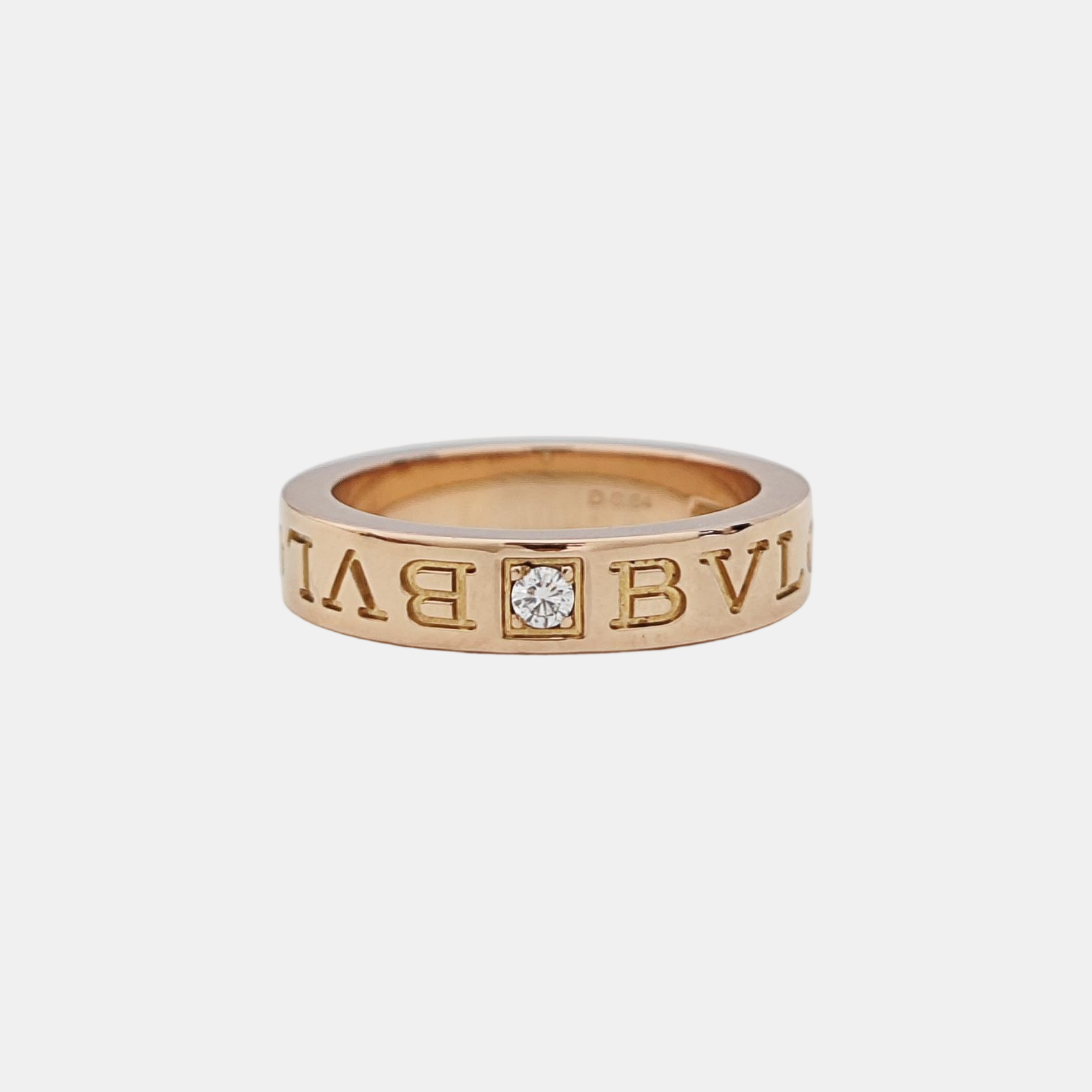 B.ZERO1 18k Rose Gold Ring EU 50