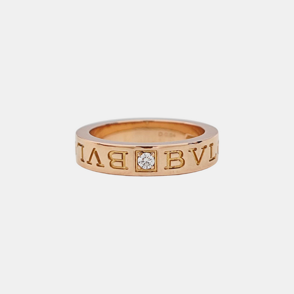 B.ZERO1 18k Rose Gold Ring EU 50