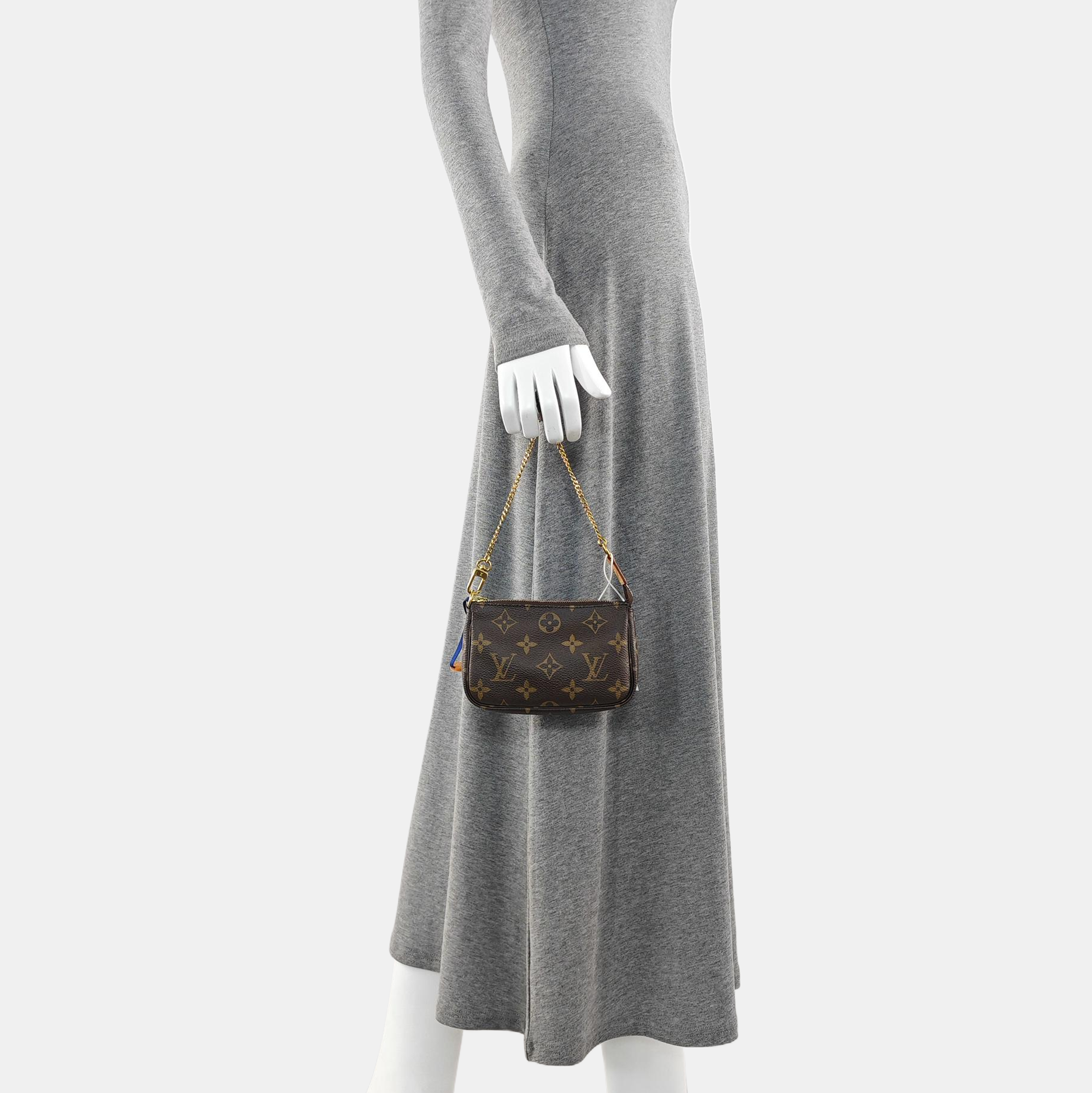 ACCESSOIRES Mini Monogram Coated Canvas Brown