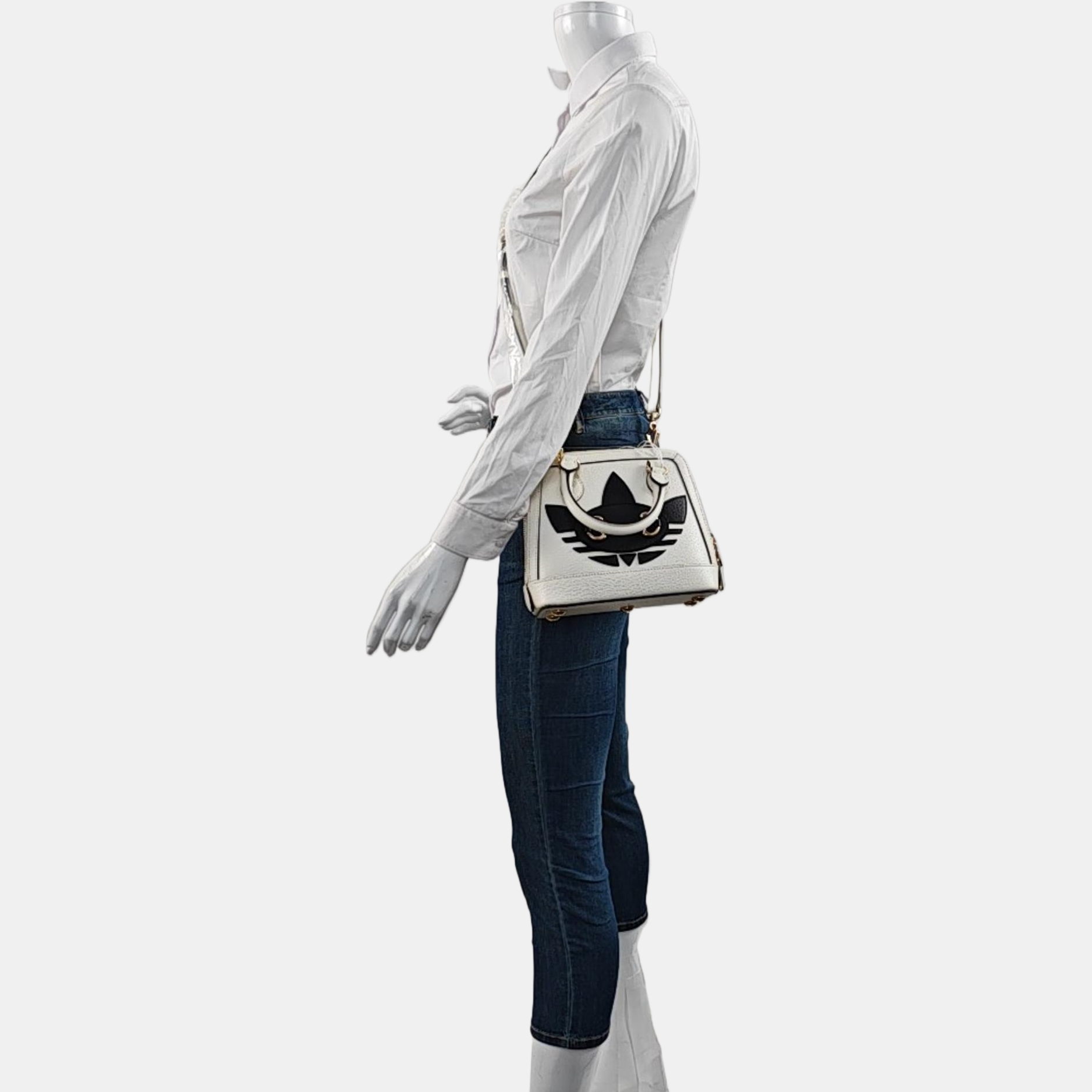 Authenticated pre-owned  Horsebit 1955 Mini Leather White - Shoulder Bag at Looply