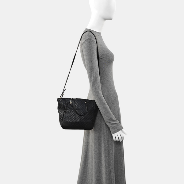 Bree Monogram Calfskin Black