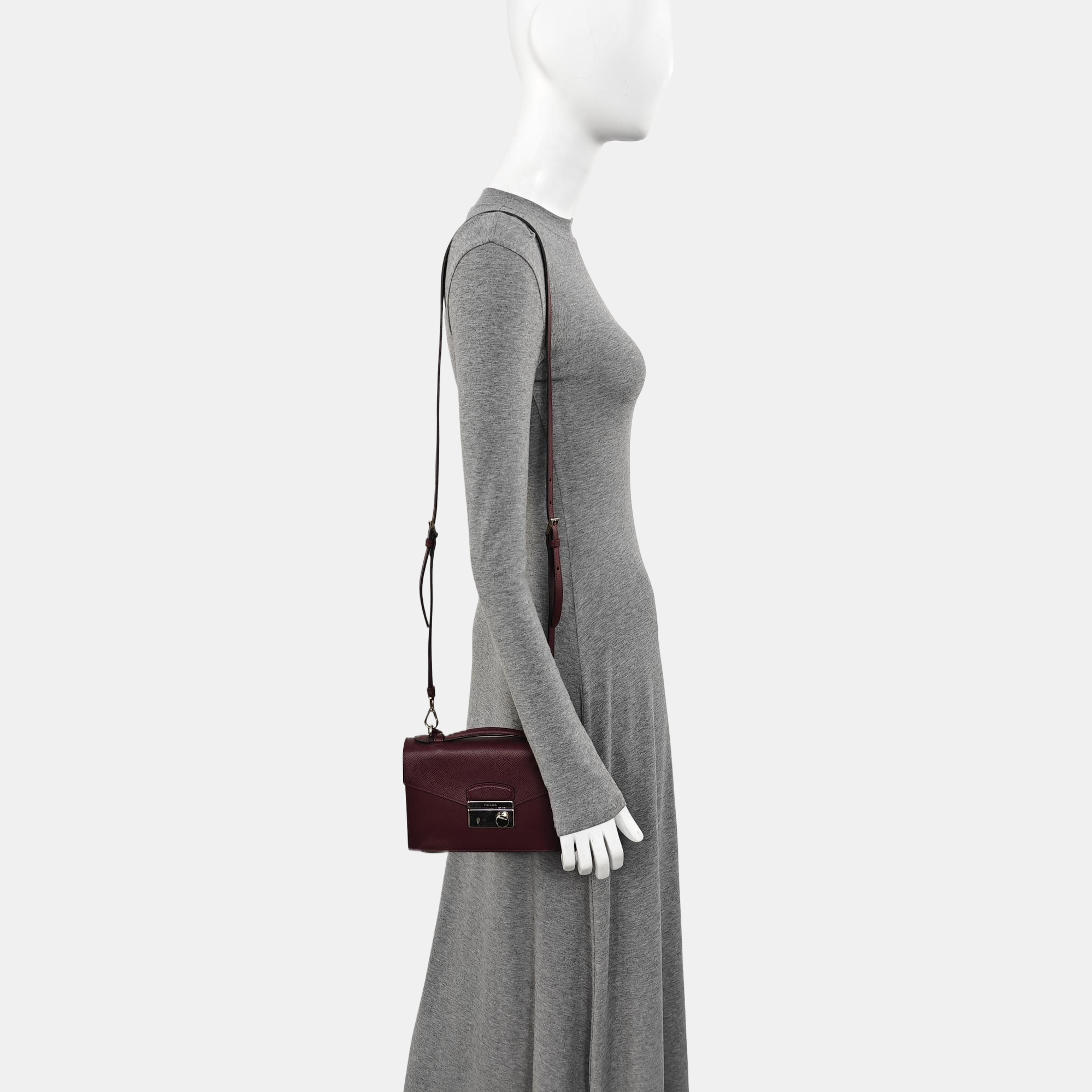 Sound Bag Saffiano Calfskin Red