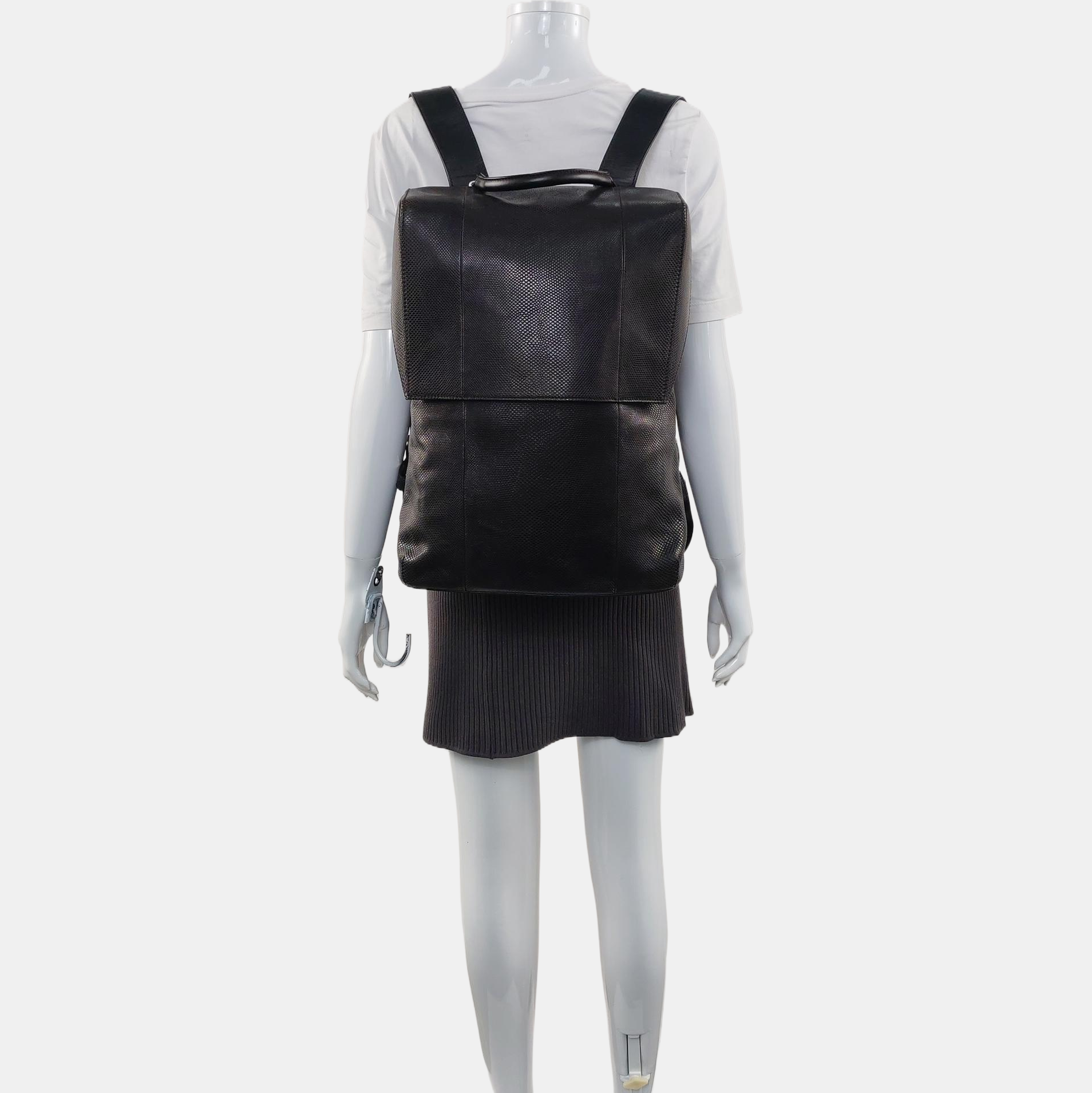 Phileas Calfskin Black