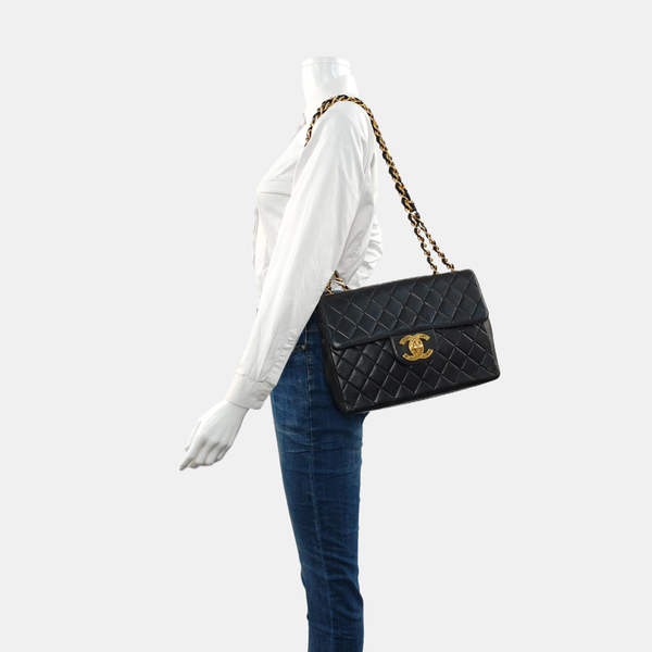 Quilted Lambskin Black
