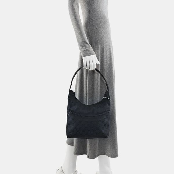 Monogram Canvas Shoulder Bag Blue
