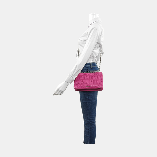 Quilted Lambskin Shoulder Bag Red