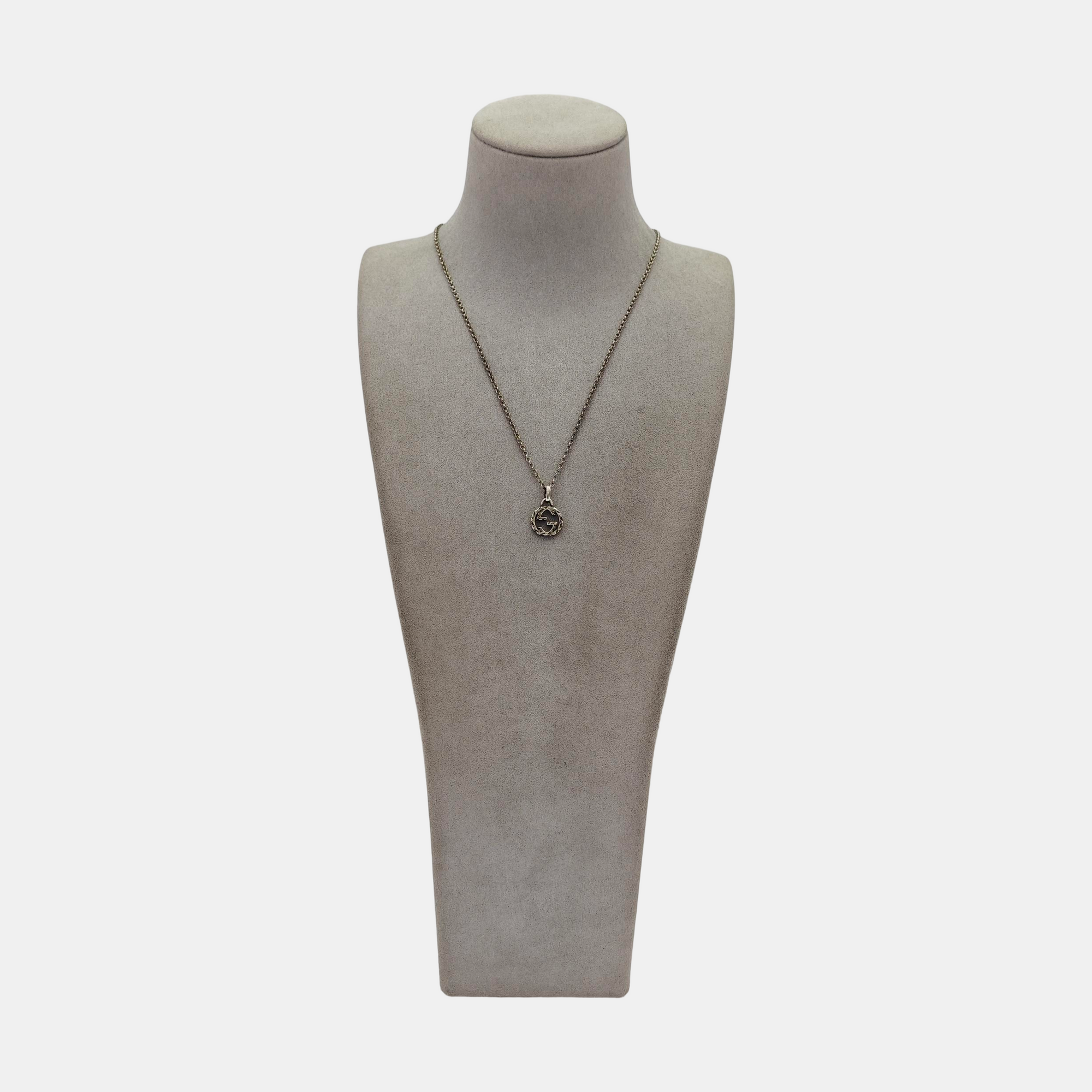 Interlocking G 925 Sterling Silver Necklace
