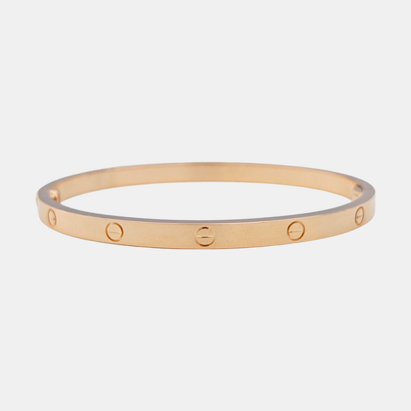 LOVE 18k Rose Gold Bangle