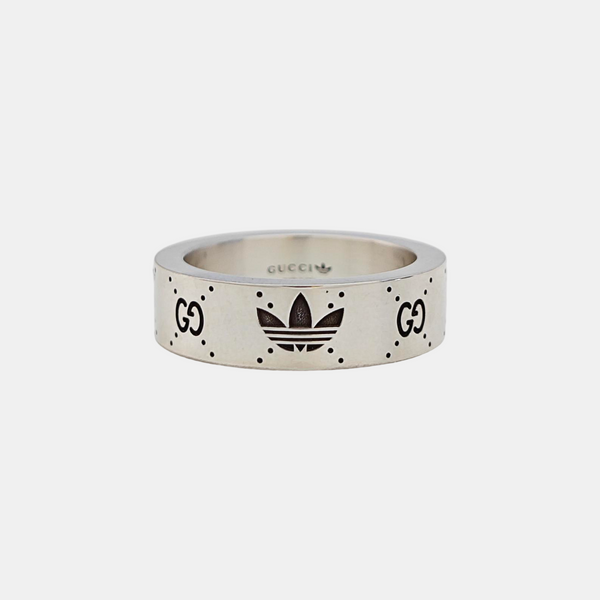Adidas X Gucci 925 Sterling Silver Ring HK 13