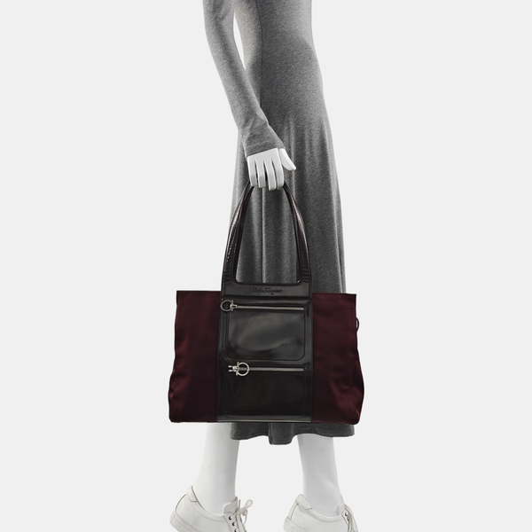 Satchel Calfskin Red