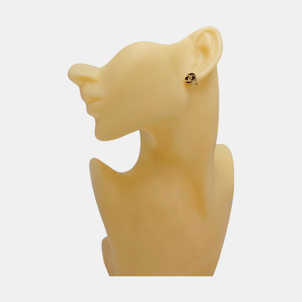 Metal Gold Stud Earrings