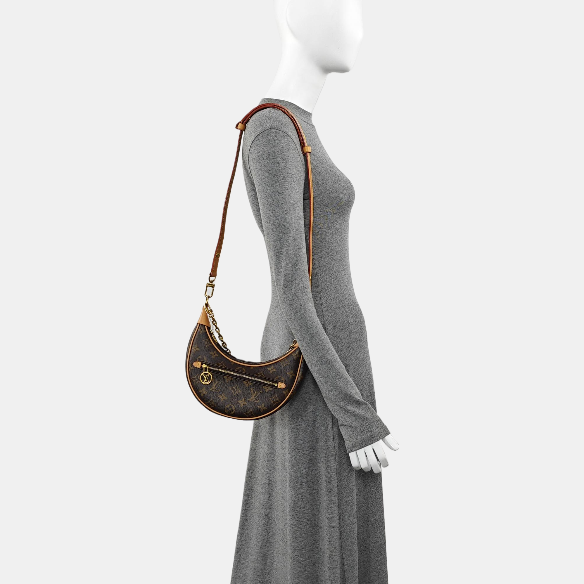 LOOP Monogram Coated Canvas Brown