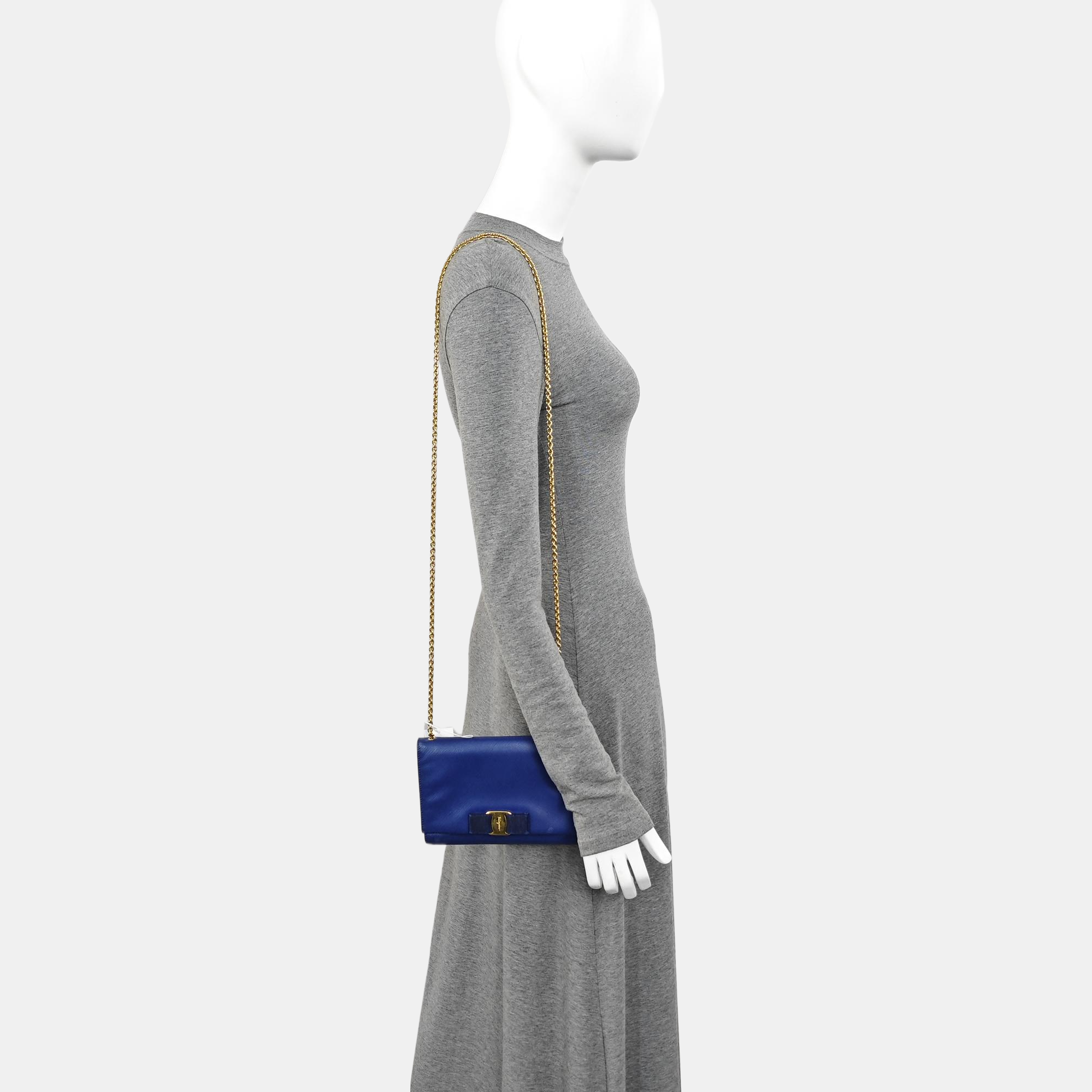 Ginny Calfskin Blue
