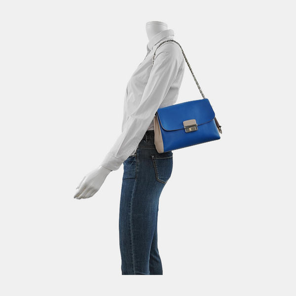 New Lock Calfskin Blue