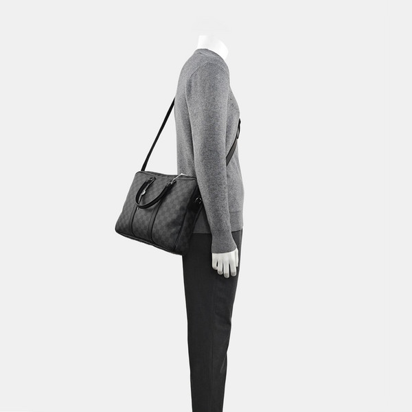 PORTE-DOCUMENTS PM Damier Graphite Coated Canvas Black