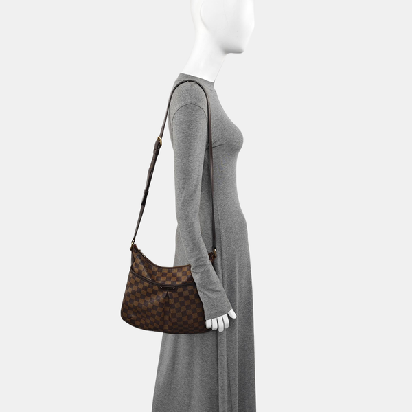 BLOOMSBURY PM Damier Ebene Coated Canvas Brown