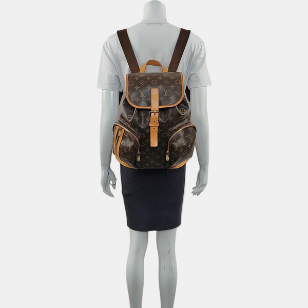 BOSPHORE Monogram Coated Canvas Brown