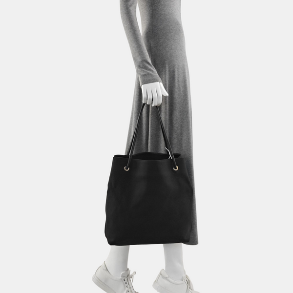 Canvas Shoulder Bag Black
