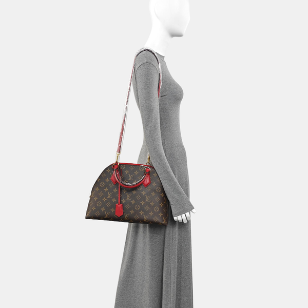 ALMA BNB MM Monogram Coated Canvas Brown