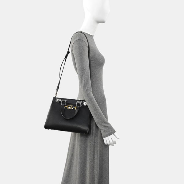 Zumi Small Calfskin Black
