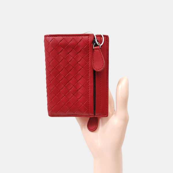 Lambskin Wallet Red