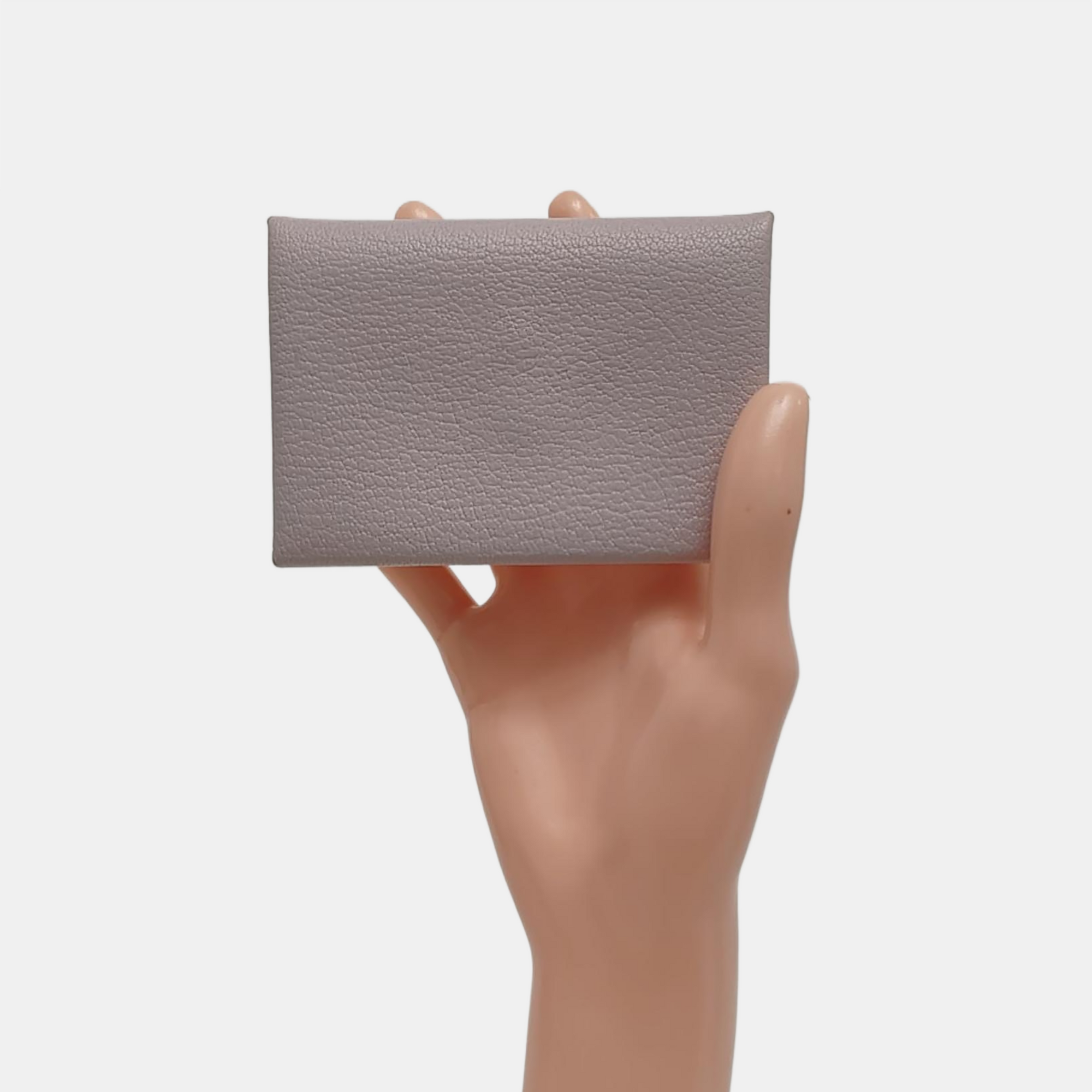Calvi Chèvre Mysore Purple Card Holder