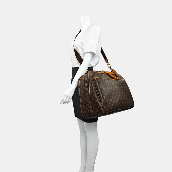 ALIZÉ Monogram Coated Canvas Brown