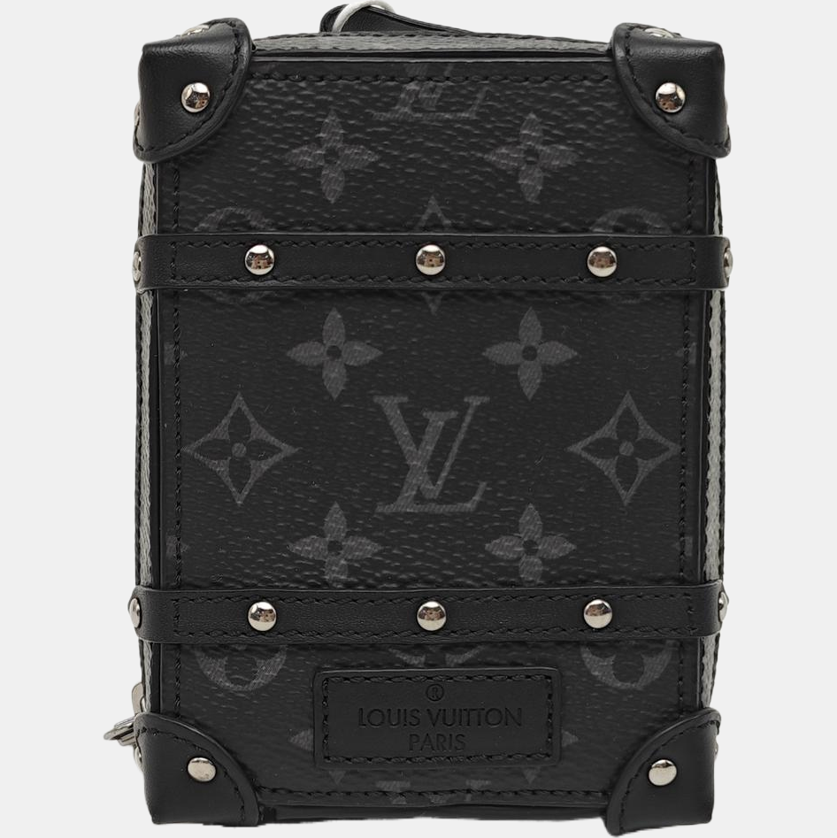 SOFT TRUNK Monogram Coated Canvas Black