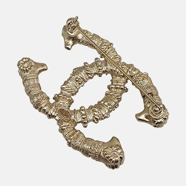 Cruise Gold Plated Yellow Brooch