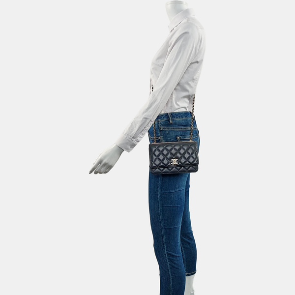 TRENDY CC WOC Quilted Lambskin Gray