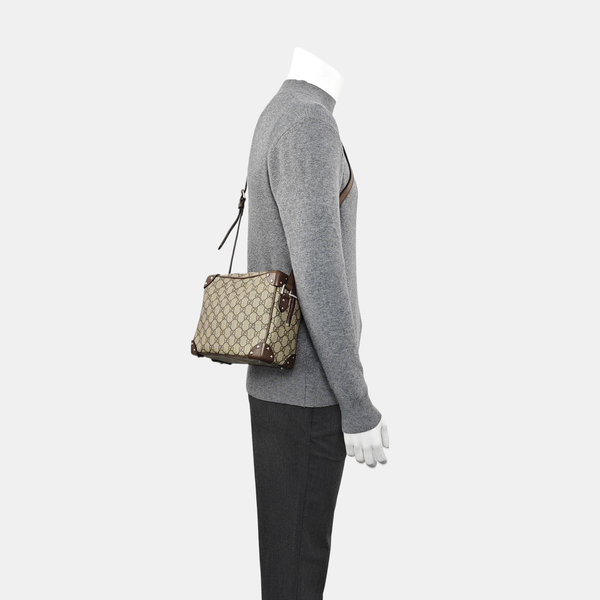 Trunk Monogram Coated Canvas Brown