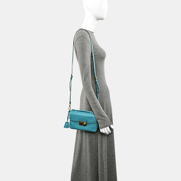 Calfskin Shoulder Bag Green