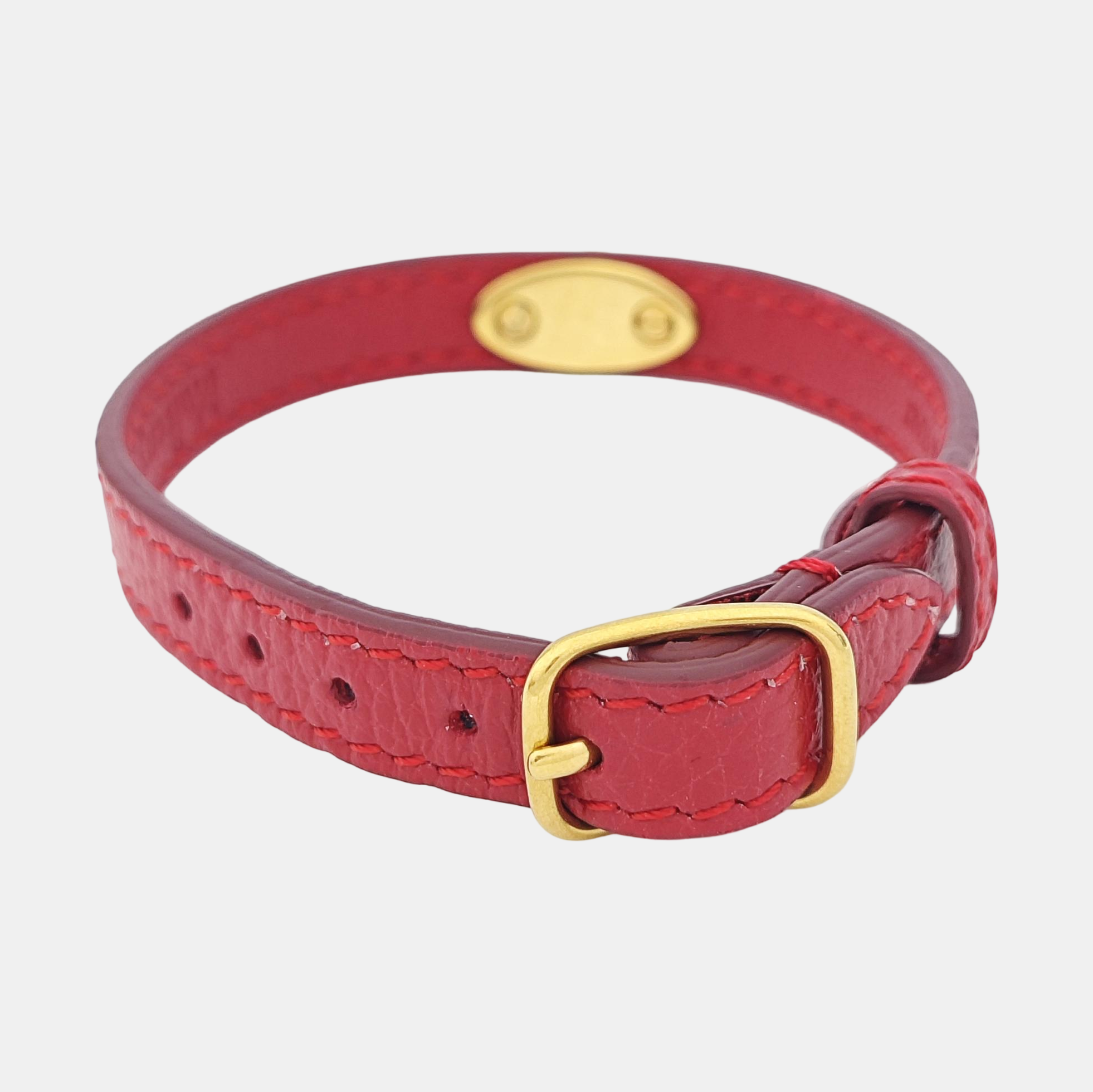 Leather Red Bracelet