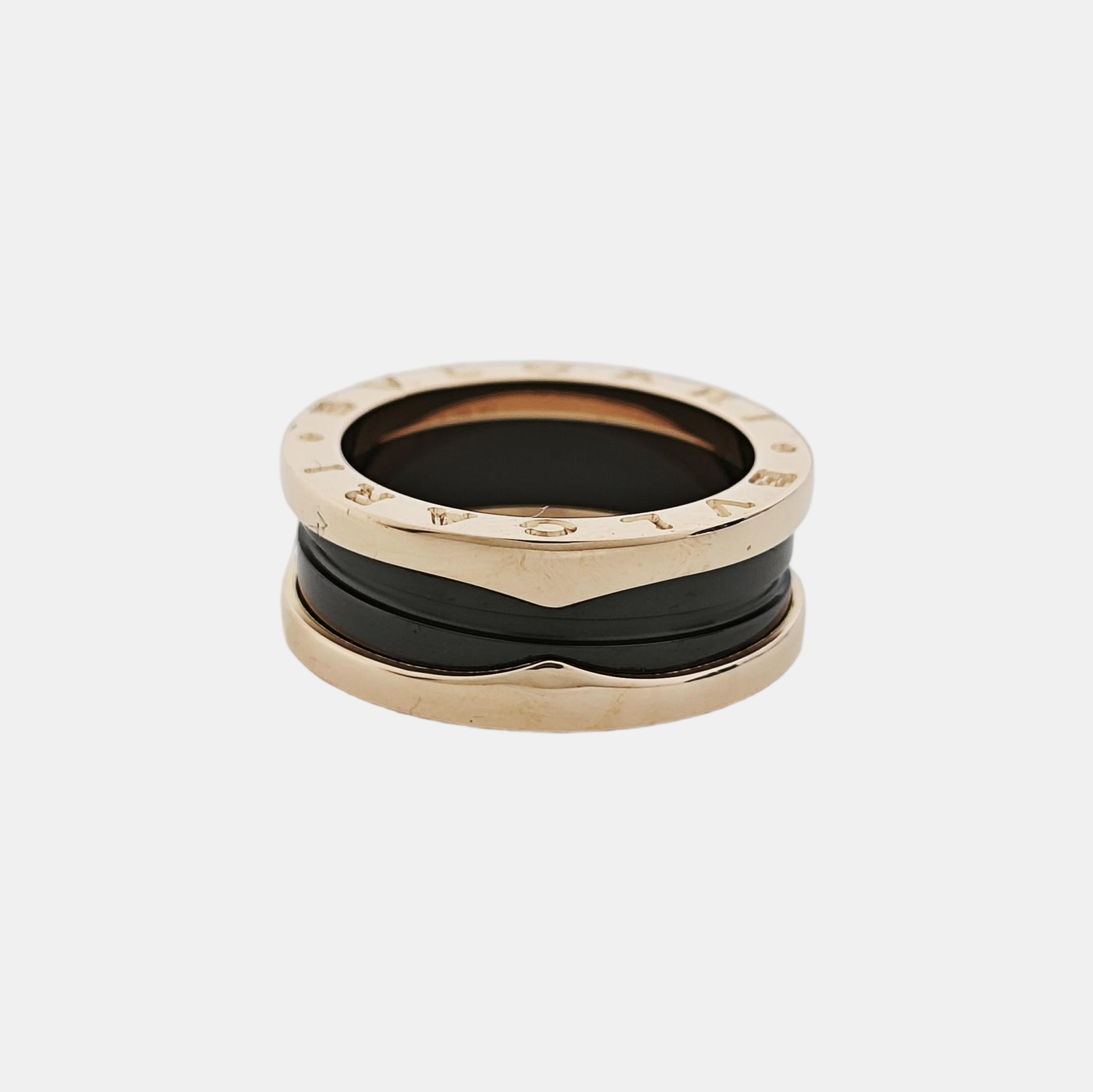 B.ZERO1 18k Rose Gold Ring EU 52