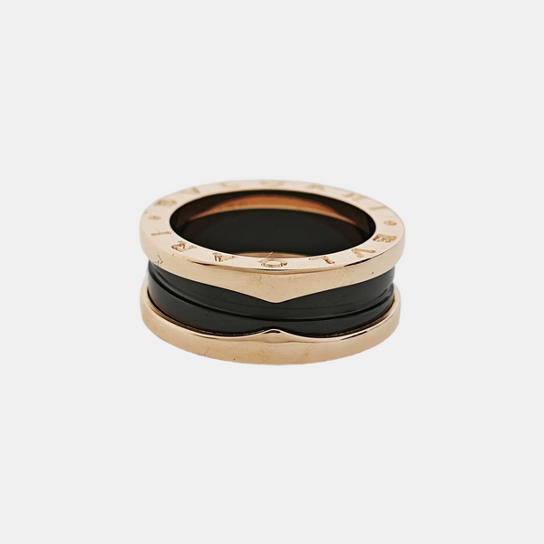B.ZERO1 18k Rose Gold Ring EU 52